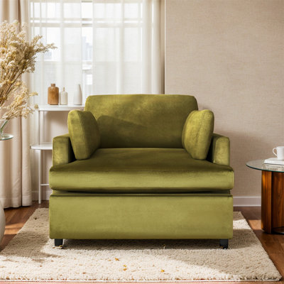 Fauteuil d'appoint rembourré Dyani