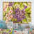 Toile avec cadre flottant or