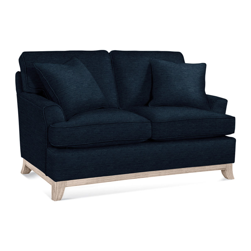 Oaks Way Loveseat, Bisque Finish, Ivory Crypton Performance; 0886-91