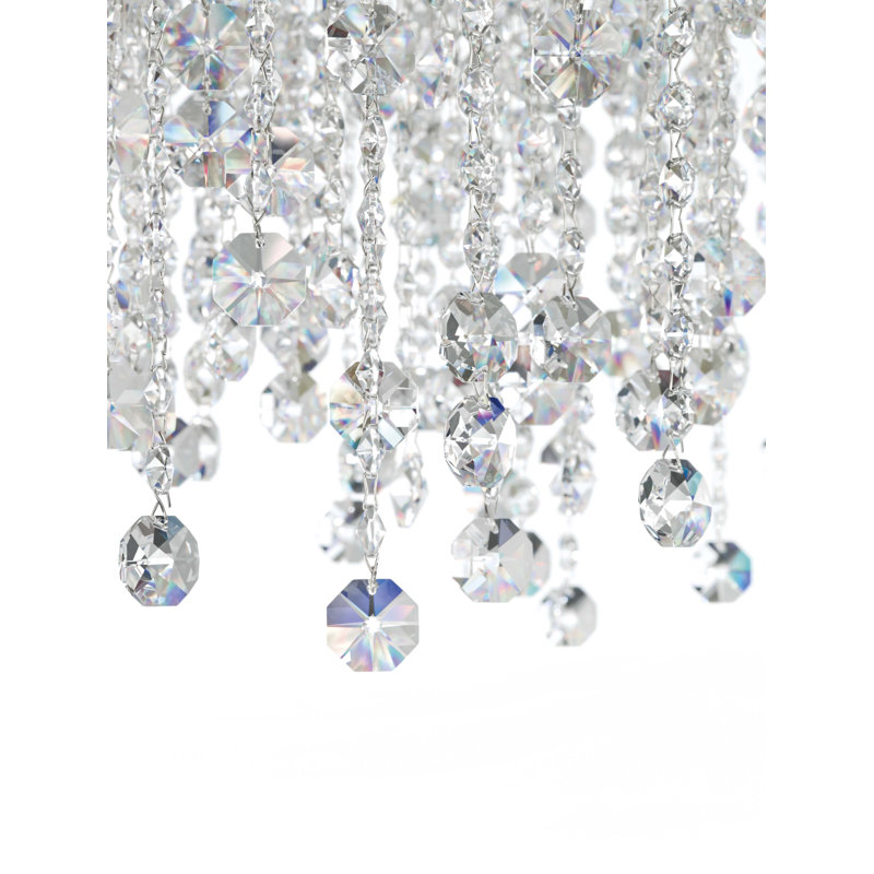 Chantant 6 - Light Crystal Chandelier, Heritage Handcut Clear