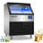 Commercial Ice Maker Machine 260lbs/24h, 26’’ Under Counter Ice Machine With Storage Bin, Etl Approved Ice Maker For Restaurant/bar/home, Air Cooled/clear Ice Cubes/stainless Steel
