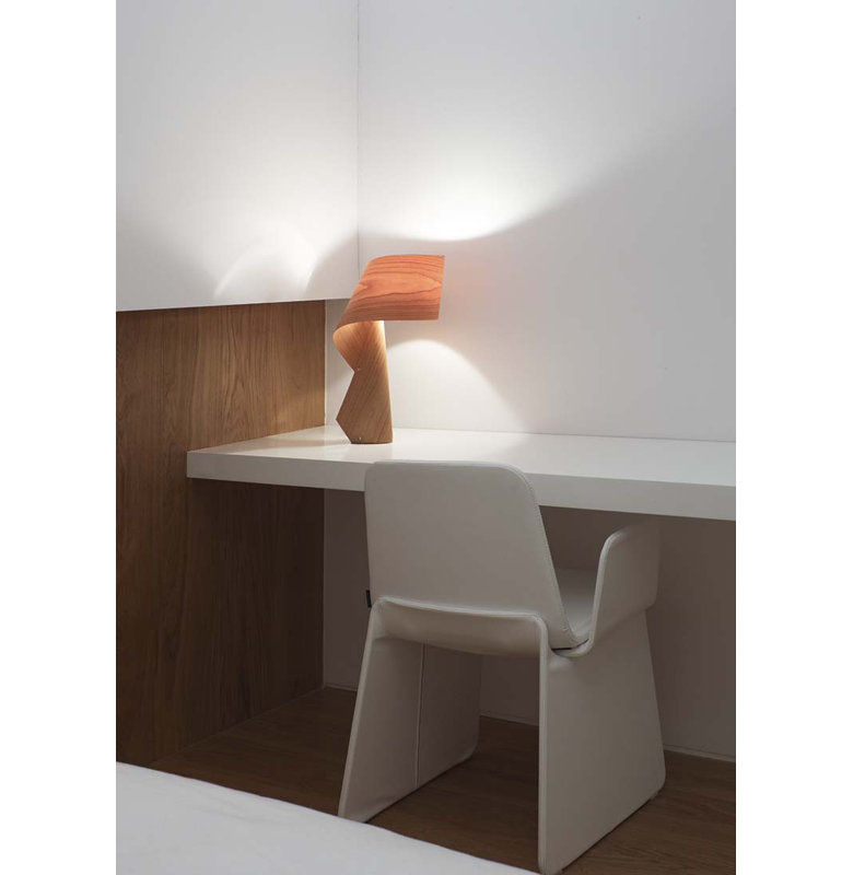 Air Table Lamp, Natural Cherry, E12 Base