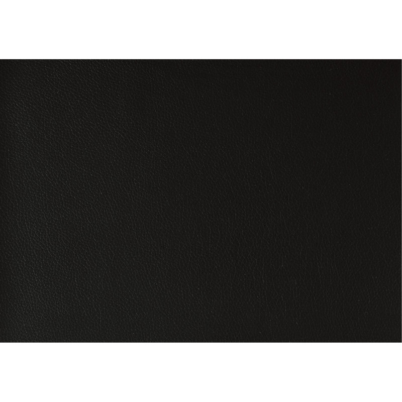 Lit double à panneau double avec tête de lit en cuir de couleur brun-brun et similicuir rembourré gris, Lit double