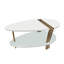 Table basse moderne, forme elliptique ovale