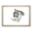 Portrait of a Cat by Jean Bernard - Picture Frame Drawing Print-55601993-55601980