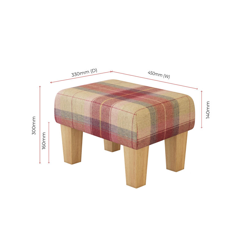 Manufactured Wood Accent Stool, Natural