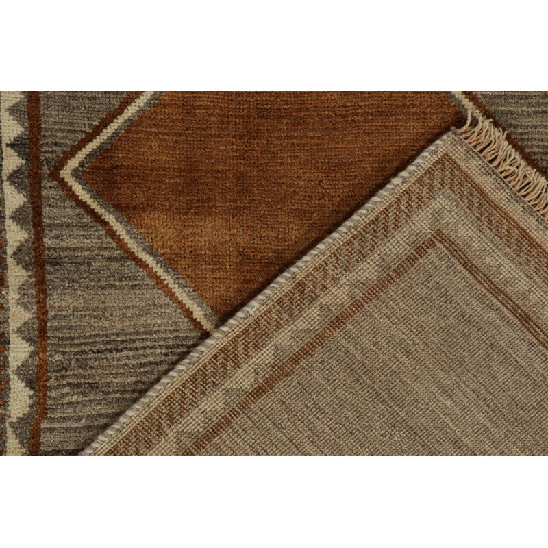 One-of-a-Kind Rectangle 4’10” X 7’3” Hand Knotted Area Rug