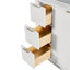 Meuble-lavabo simple 36 po en bois massif avec plateau en marbre de Carrare 1,5 po, évier droit et rectangulaire-292796655-292796640-292796652