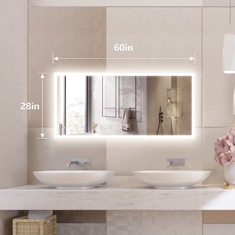 Naliyah Flat Wall Mirror, 28" x 60"