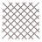 Round Flat Crimp Antique Brass Woven Wire Grill-71824085