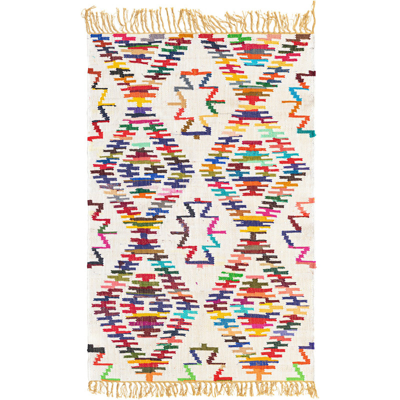 Moroccan Indoor Rug, Rectangle 4' x 6'