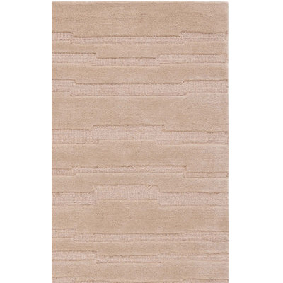 Elona Hand Tufted Cotton/Wool Area Rug in Taupe