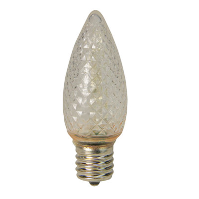 Ampoules de rechange à DEL facettes transparentes C9