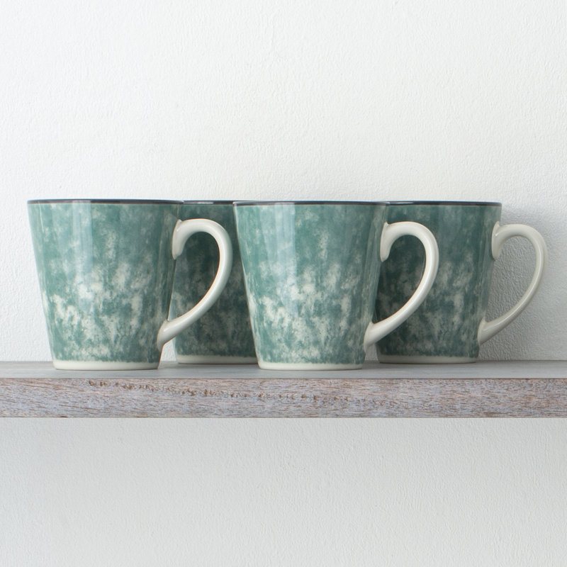 12 tasses Noritake Colorkraft Essence, Jade