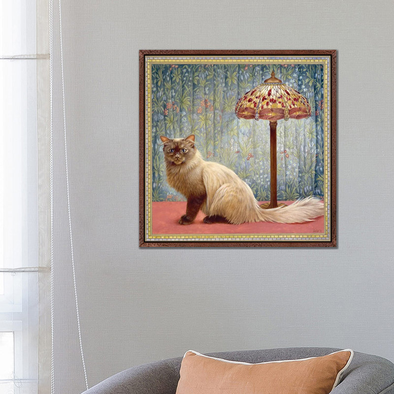 Odette's Alice 1 Piece Wall Art on Canvas, 45.72 cm H x 45.72 cm W x 4.445 cm D, Classic Wood Floater Framed