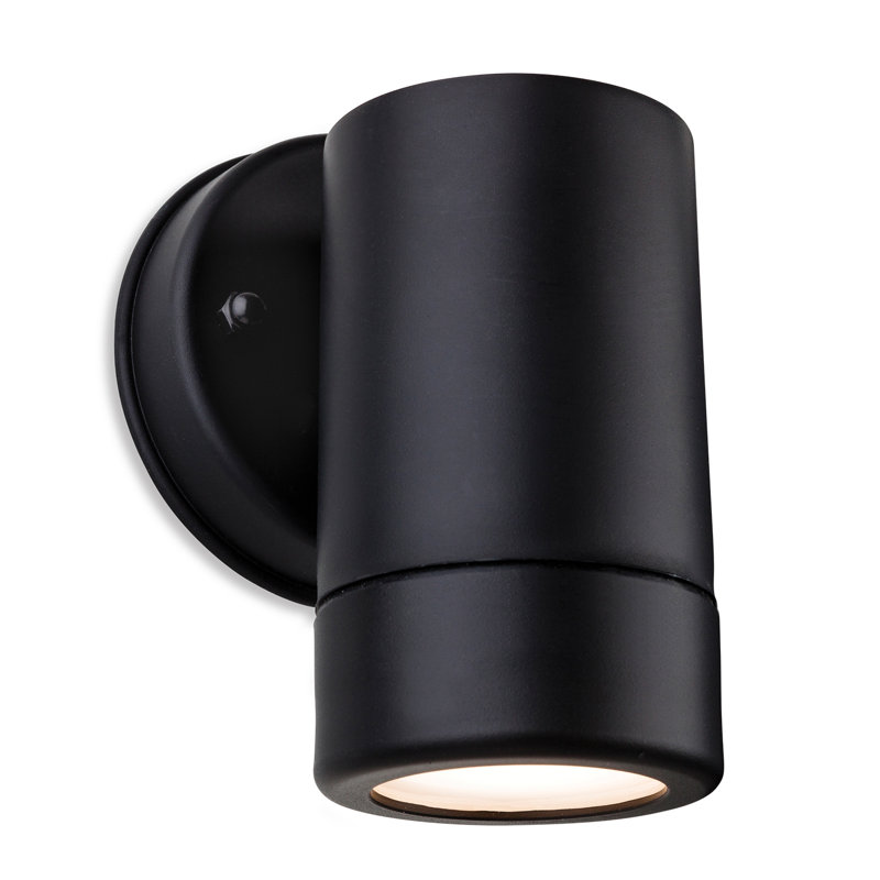 Ravel Matte Black 11.5cm H Outdoor Armed Sconce