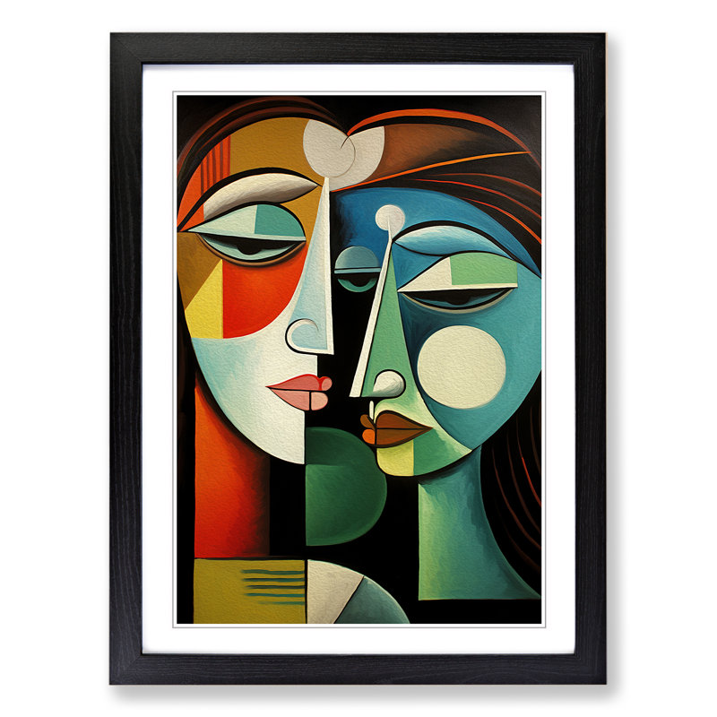 Pablo Picasso Classicism - Framed Print, Black Framed, 46cm H x 34cm W x 2" D