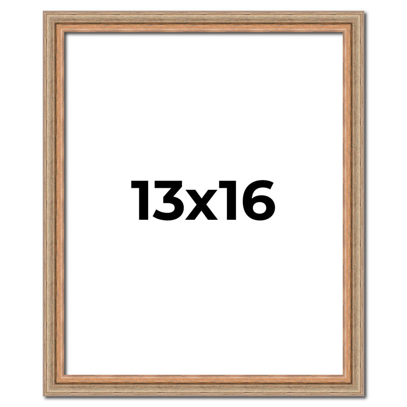 Javarious Beige Solid Wood Single Picture Frame, 13" W x 16" H