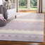 Tapis mauve clair en laine tissé à la main à plat Gosselin-1080560136