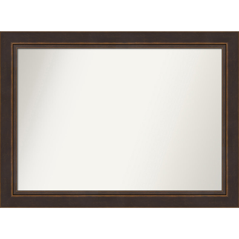 Ramsses Solid Wood Frame Mirror, 25.5" x 34.5", Rectangle