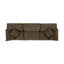 Hadleigh Malinda Chocolate Brown Velvet Modular Sofa