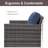 Hansencamp 5 - Person Outdoor Seating Group With Fire Pit With Swivel Glide Chair And Cushions-1219811151