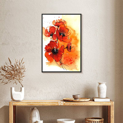 Coquelicots orange