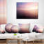 Coussin lombaire "beach cloudy seascape view"