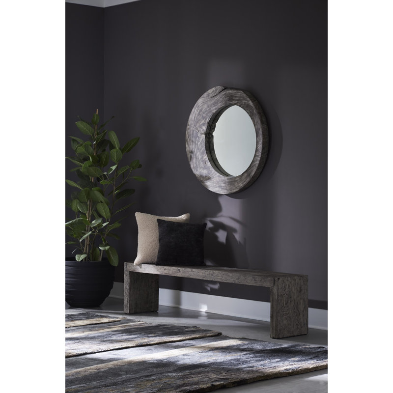 Straightaway Gray Stone Bench