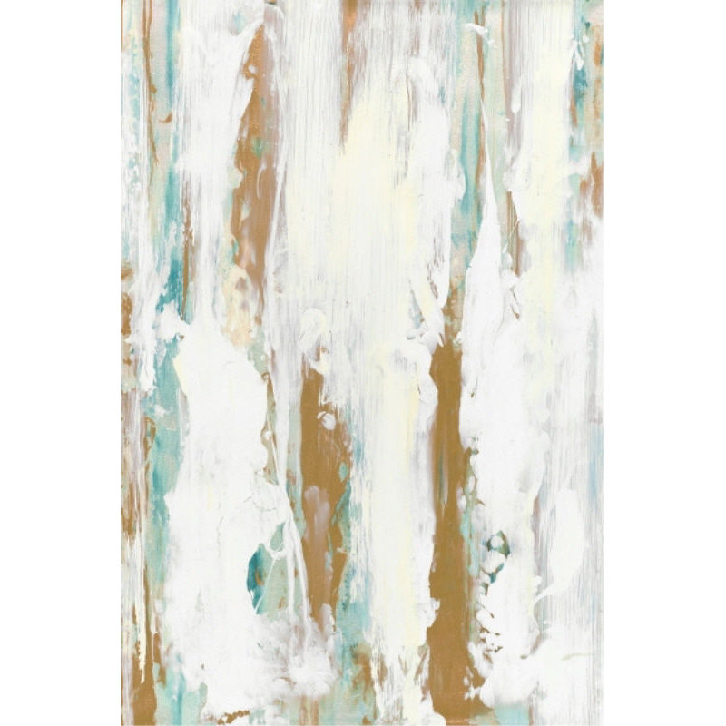 Whiteout (Hand Embellishment) Print by Derek Shaw, 60" H x 40" W x 1.5" D, Glass Coat