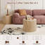 Ensemble de 2 tables basses gigognes