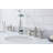 Ellie 33" Tall Oval Console Bathroom Vanity with Faucet and Overflow-2013495860