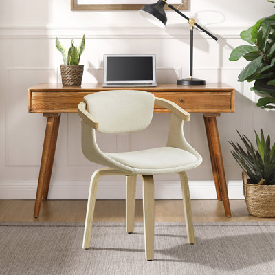 Diland Upholstered  Swivel Home Office Task Desk Chair