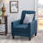 Linen Manual Push Back Recliner Chair-320699874