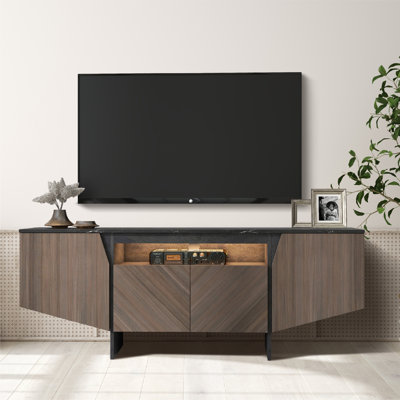 Kaemen Unfinished TV Stand for TVs up to 75"