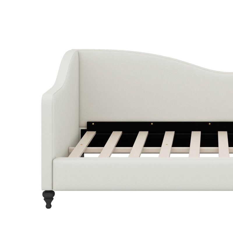 Twin Size L-Shaped Daybed, Beige, Twin