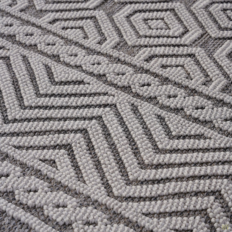 Collection 8X10 Geometric Indoor/Outdoor Area Rug, Rectangle 7'9" x 10'