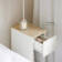 Breyonna Modern Narrow End Table Nightstands Set of 2 with drawers