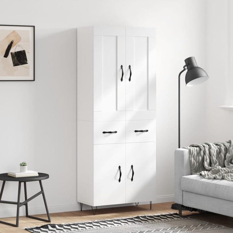Buteau 69.5cm Wide Highboard, White