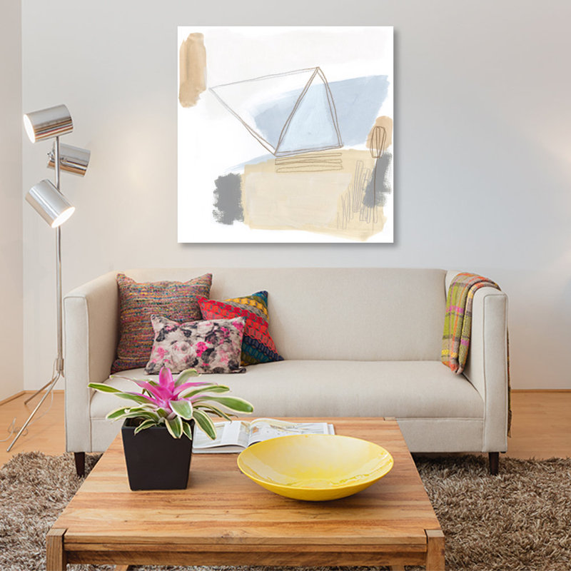 « overture vi », impression sur toile, H 12 po x l 12 po x P 1,5 po, Pas de tapis, Toile tendue