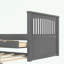 Lit plateforme simple avec tiroirs et lit gigogne-719985868
