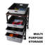 Commode de rangement roulante 4 tiroirs Kinnie