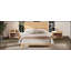 Lit plateforme en bois de bambou de taille moyenne Mid-Century de 12 po avec support en métal, aucun sommier requis, assemblage facile-129424119-129424118
