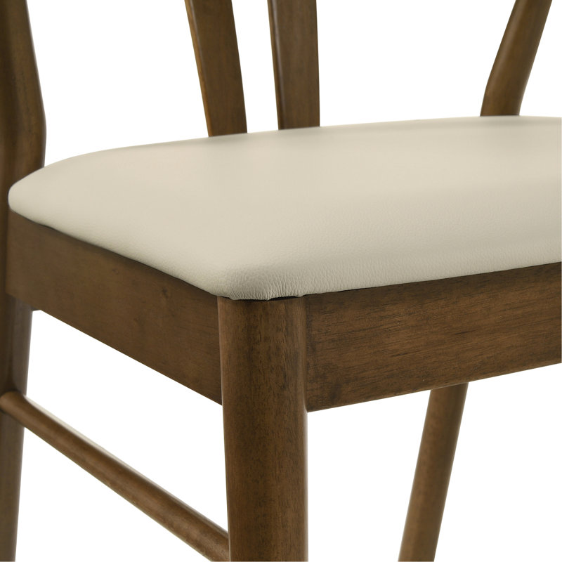 Ensemble de 2 chaises Lavin Wishbone, noyer, Noyer