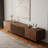 94.48'' Extra Long Mid-century Modern Tv Stand, Wooden Media Console Table For 85–100 Inch Tv, Living Room Entertainment Center