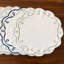Ribbon Twirl Cotton Blend Scalloped Placemats-569711751