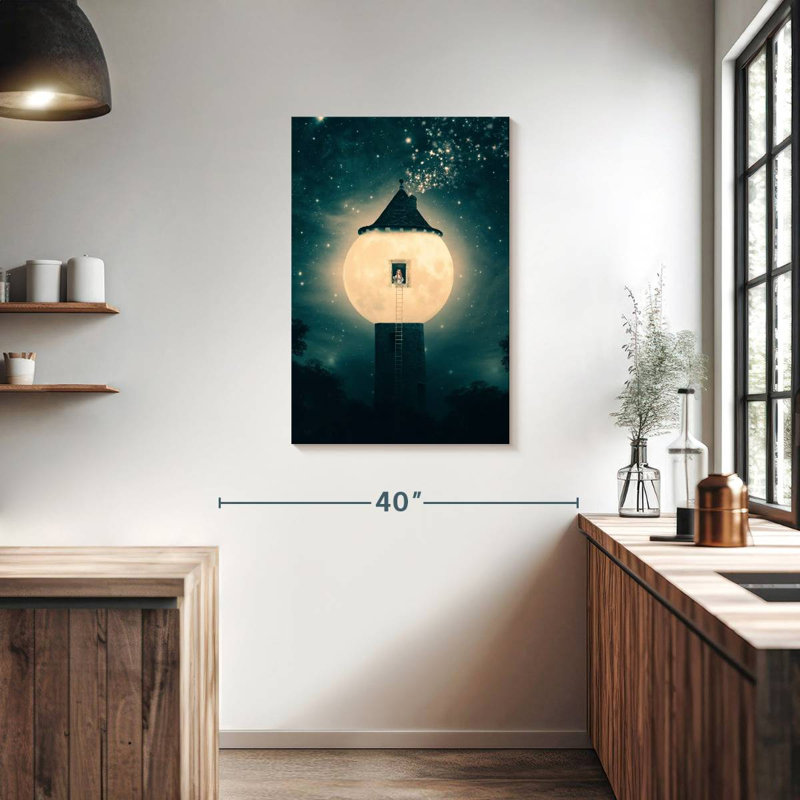 Oberle The Moon Tower, 36" H x 24" W