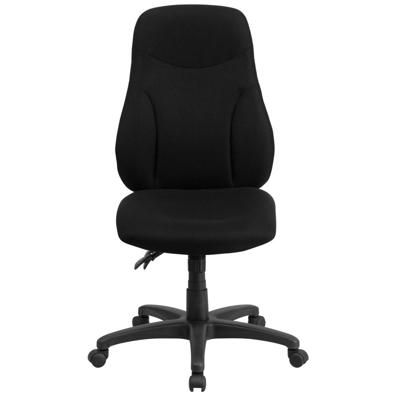  Chaise de bureau ergonomique multifonctionnelle à haut dossier, Sans accoudoirs