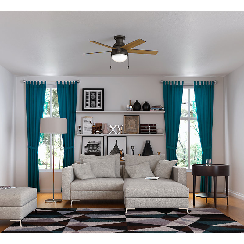 Premier Bronze 46" Anslee LED Ceiling Fan with Reversible Blades