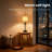 Portable Cordless Table Lamp With Flaxen Fabric Shade, 5200Mah Battery Operated Bedside Lamp, 3-Way Dimmable Touch Desk Light For Bedroom Living Room Restaurant